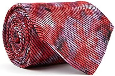 100% Silk Pink Psychedelic Tie By HTS