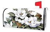 White Magnolias Mailbox Cover All Magnetic