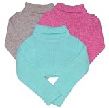 Girls' Turtleneck Cropped Sweater