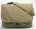 khaki Vintage Paratrooper Shoulder Bag