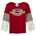 Infant Morfs Sock Sleeve Cheeky Monkey - Red