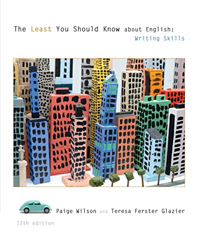 The Least You Should Know About English: Writing Skills