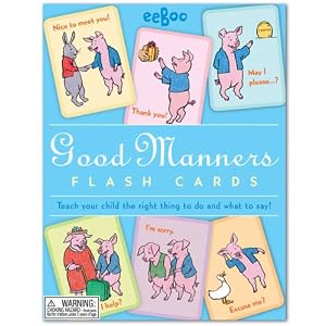 Eeboo Good Manners Flash Cards