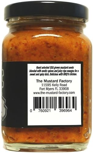Curried Mango Gourmet Mustard (Small 6oz Jar)