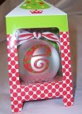 Initial Personalized Christmas Ornament by Mud Pie - Letter A