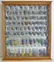 110 Shot Glass Display Case Cabinet Holder Rack, Mirror Back, Glass Door 100% Exposure (SC09-OA)