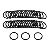 uxcell　Oリング　外径16mm　厚さ2mm　ニトリルラバー　オイルシールガスケット　50個