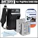 2 Pack Battery And Charger Kit For Fuji Fujifilm X-S1, X100, XS1 Digital Camera Includes 2 Extended (1800Mah) Replacement NP-95 Batteries + Ac/ Dc Travel Charger + LCD Screen Protectors + MicroFiber Cleaning Cloth