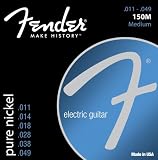 Fender Accesories 073-0150-408  Pure Nickel Electric Guitar Strings, Medium