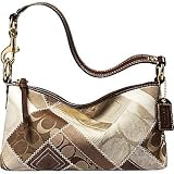 AUTHENTIC COACH KHAKI SIGNATURE PATCHWORK DEMI 12525