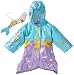 Kidorable Mermaid Raincoat, Aqua Blue, 12-18 Months