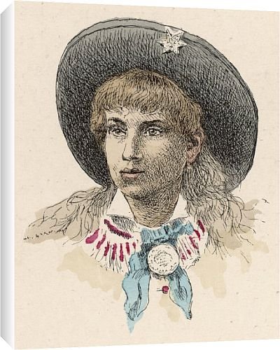 Canvas Prints of Annie Oakley/garnier from Mary Evans