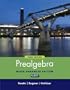 Student Solutions Manual for Prealgebra