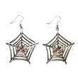 Spider Web with Spider Heavy Duty Earrings, 2"
