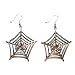 Spider Web with Spider Heavy Duty Earrings, 2"