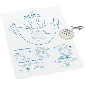 ADC Adsafe CPR Face Shield with Keychain Case