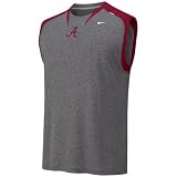 Nike Alabama Crimson Tide Ash Sleeveless Dri-FIT Training Top