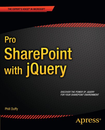 Pro SharePoint with jQuery 1430240989 pdf