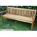 Gartenbank aus massivem Teakholz ! (Breite: 150 cm) / Sitzbank / Bank / Parkbank