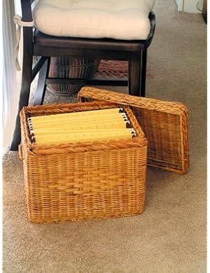 Wicker basket files