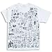 ComputerGear Science Facts T Shirt Crib Cheat Sheet STEM Geek Nerd Tee, L White
