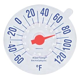 Low Vision Windowpane Thermometer