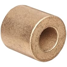 Boston Gear BostBronz TB3364 Plain Sleeve Bearing, Oil Impregnated Sintered Bronze, Inch, 2.063" Bore, 4" OD