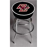 Boston College Eagles 30 Double-Ring Swivel Bar Stool with 4 Thick Seat