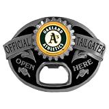 Oakland Athletics Metal Belt Buckle Beer Bottle Opener