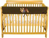 Trend Lab Dr. Seuss Crib Wrap Wide Rail Cover for Crib Front/Back, ABC