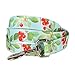 Blueberry Pet Durable The Cherry Garden Turquoise Designer Dog Leash 5 ft x 3/4
