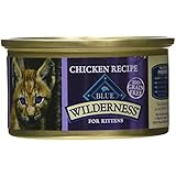 Blue Buffalo Cat Kitten Chicken Entree Wet Cat Food, 3 oz Can, Pack of 24
