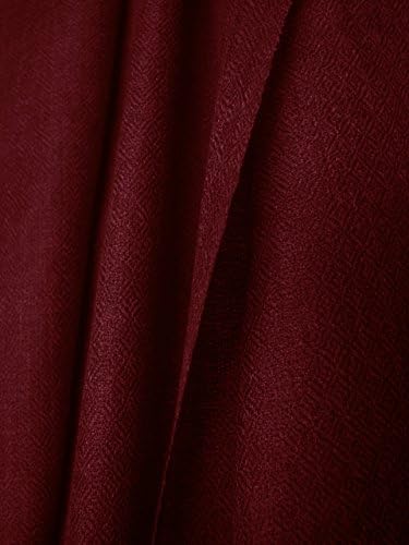 Ayurvastram Pure Cashmere Scarf: 28in X 80 in, Deep Red