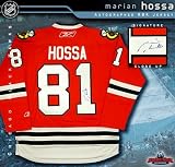 Marian Hossa Chicago Blackhawks Autographed/Hand Signed Red Reebok Premier Jersey