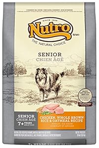 The Nutro Company Senior Wholesome Essentials Chicken, Whole Brown Rice and Oatmeal Formula, 30-Pound