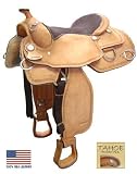Tahoe Roughout Training Saddle USA Leather