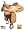Tahoe Roughout Training Saddle USA Leather
