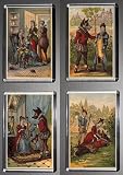 Gift Boxed Set of 4 Fridge Magnets Beauty and the Beast 1