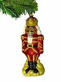 Barcana Shatterproof All Glitter Nutcracker Ornament, 7-Inch
