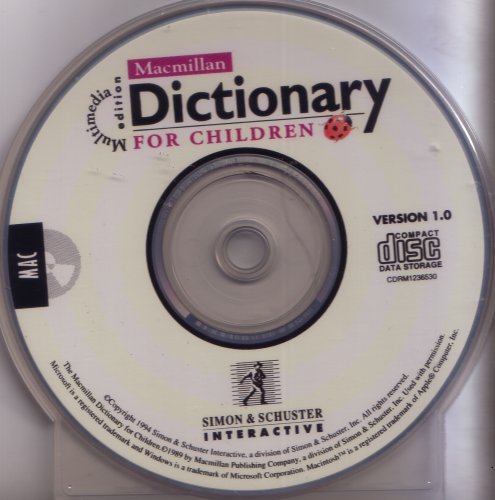 Macmillan Dictionary for Children: Multimedia Edition for Mac