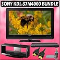 Sony Bravia M-Series KDL-37M4000 37in. 720P LCD HDTV + Sony DVD Player w/ TV Stand Accessory Kit