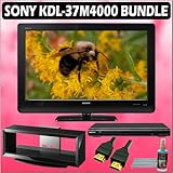 Sony Bravia M-Series KDL-37M4000 37in. 720P LCD HDTV + Sony DVD Player w/ TV Stand Accessory Kit