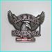 Harley-Davidson Motorcycle Enameled Belt Buckle AT-060RD