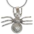 Chain with Pendant Sterling Silver Romantic Jewelry 1 inch