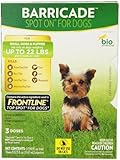 Barricade Spot-On Flea Drops for Small Dogs Up to 22-Pound