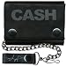 Johnny Cash - Block Logo Leather Wallet W/Chain