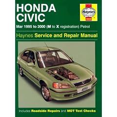 Honda Civic Service and Repair Manual: 1995 to 2000 (Haynes Service and Repair Manuals)