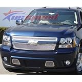 2007-UP GM SUV Polished Wire Mesh Grille 2PC - T-Rex by U.S. Speed