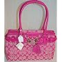Coach Signature Hamptons Carryall Bag Purse Tote 13065 Hot Pink