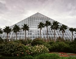 Blustery Skies Over Moody Gardens, Galveston, Texas - Stellar 16"x20" Photographic Print by Carol M. Highsmith